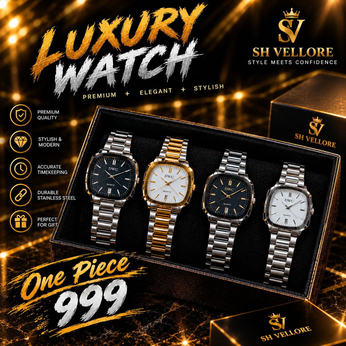 SH VELLORE LUXERY WATCH COLLECTION