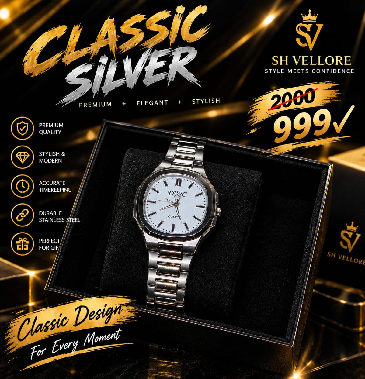 SH VELLORE LUXERY WATCH COLLECTION