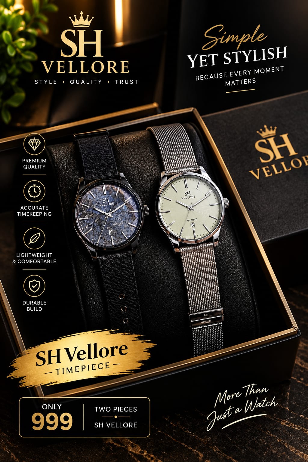 SH VELLORE LUXERY WATCHES