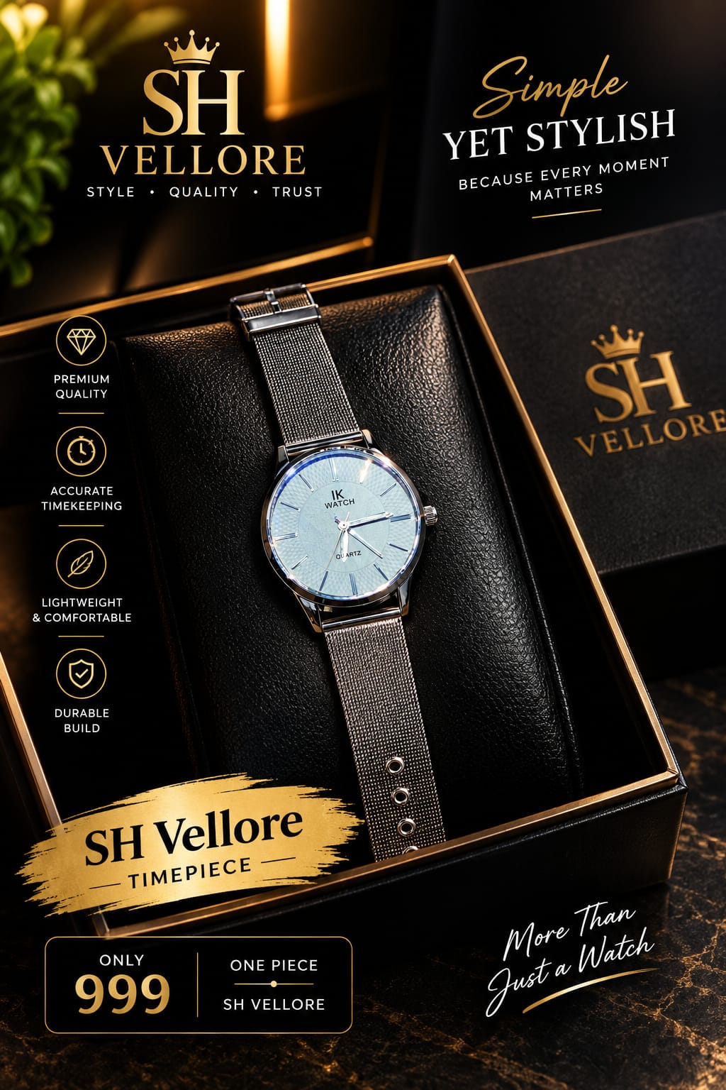 SH VELLORE LUXERY WATCHES